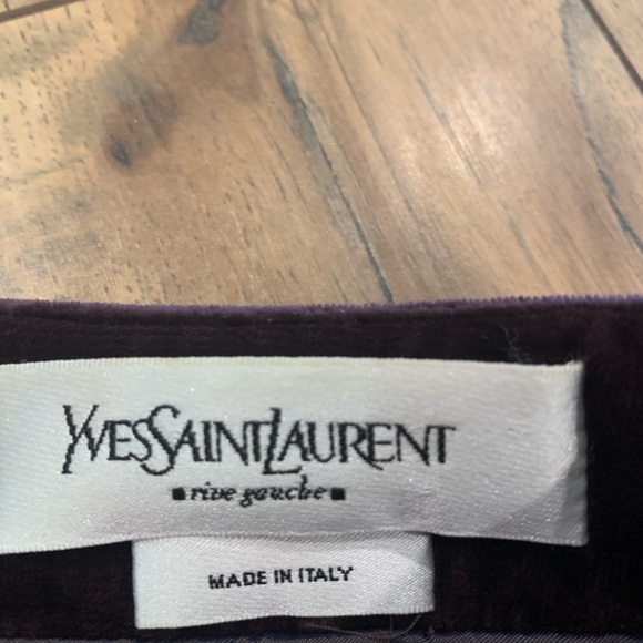 Tom Ford era YSL velvet skirt,Size Eu 40 - Picture 6 of 7